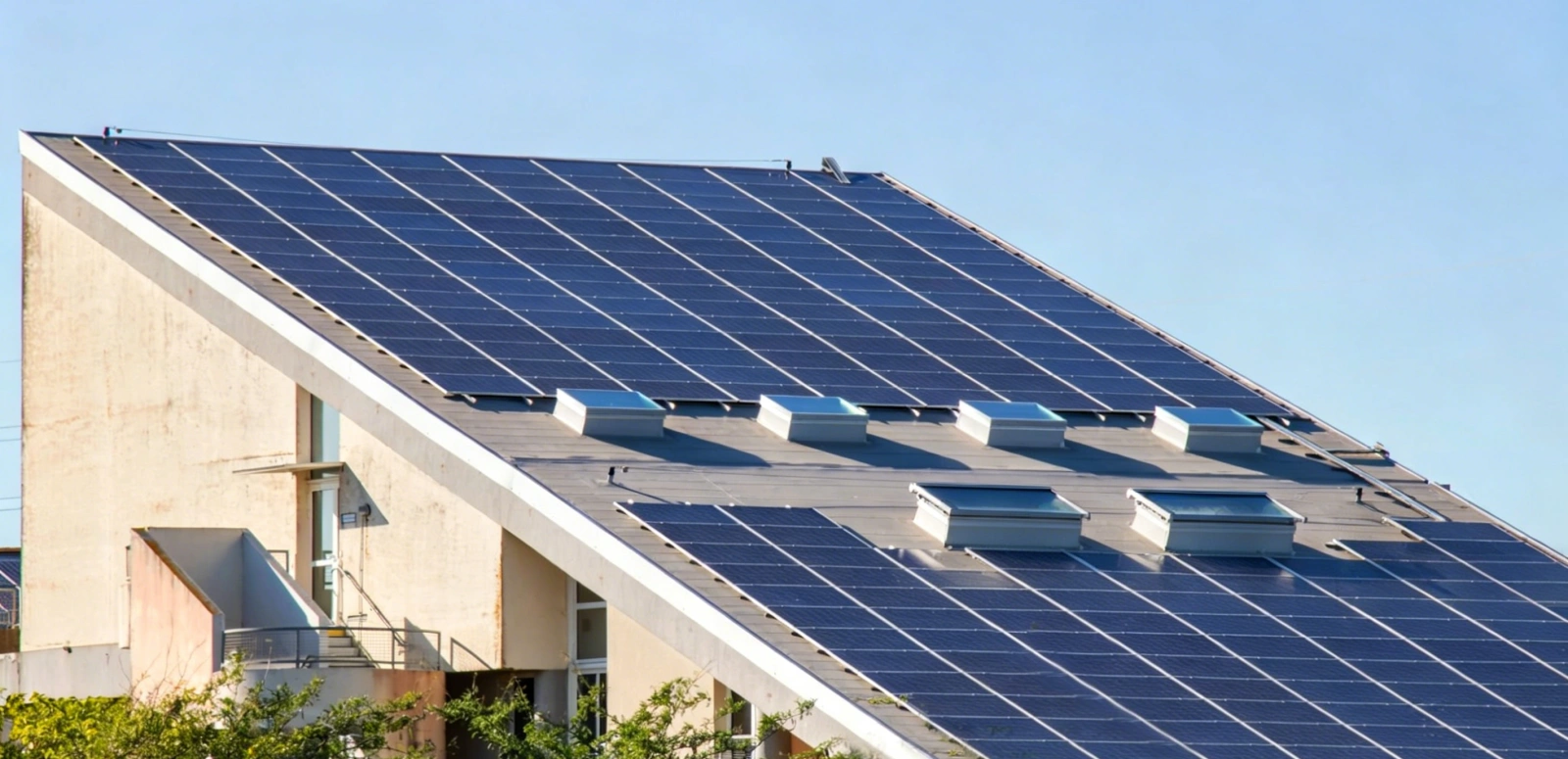 Rooftop solar panels installed on a sloped home roof in Australia.