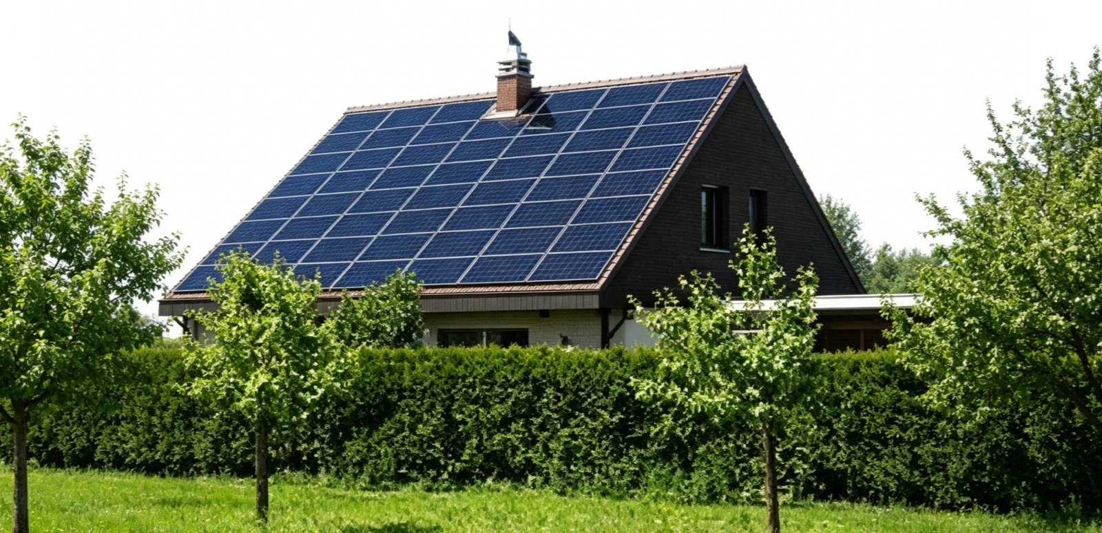 15.4kW residential solar northern France villa